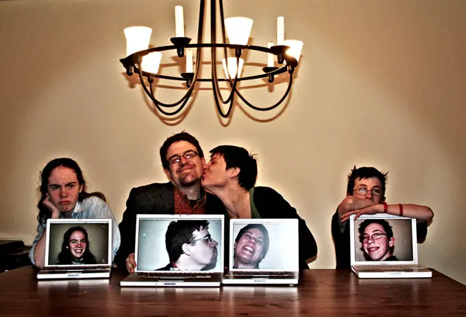Parallel World. Ever thinking about shooting 2 creative family portraits into 1? This is one unique way, well executed by Roberta Taylor.