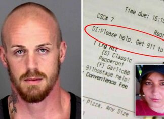 Her life was on the line, and she did the one thing that could save her: She ordered pizza.