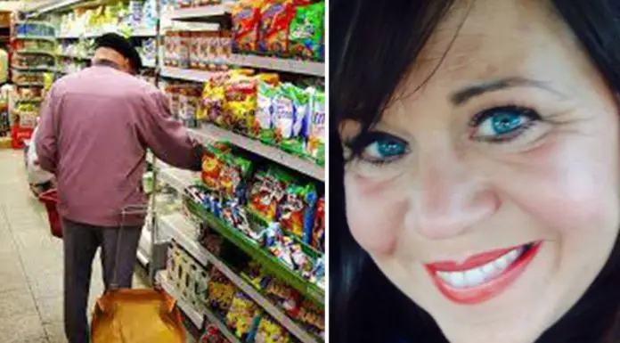 Elderly man has an accident in his pants at the store, then this woman steps in