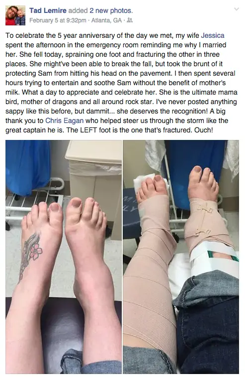 Husband Takes To Facebook To Share How Grateful He Is For His Wife’s Motherly Instincts Husband Takes To Facebook To Share How Grateful He Is For His Wife’s Motherly Instincts