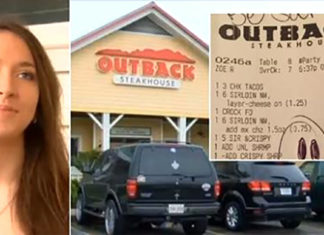 Four police officers grab a bite after a long shift – can’t believe what’s then written on their receipt