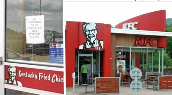 People are upset over sign KFC store posted on their doors – Restaurant refuses to take it down