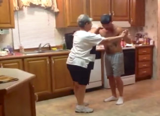 Mother And Son Boogie Together In An Incredible Fashion