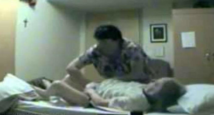 Hidden camera catches carer doing the unthinkable with old woman