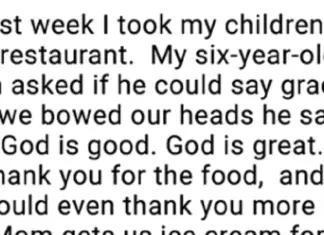 Woman Scoffed At This Child’s Prayer, But His Response Was Priceless
