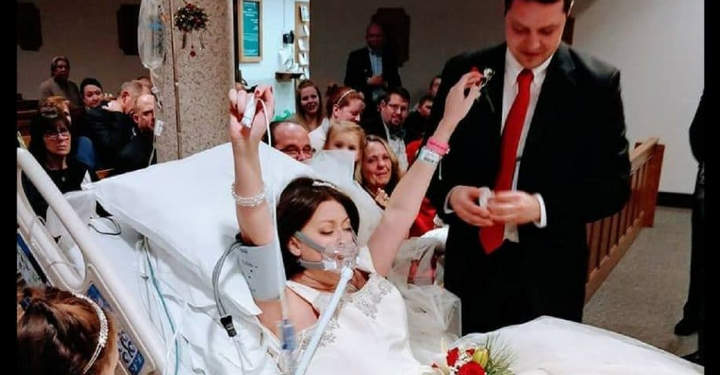 Woman With Cancer Gets Married In Hospital 18 Hours After Husband Looks Into Her Eyes And 4628