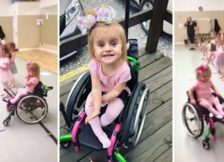 Tiny Dancer In Wheelchair Impresses With Ballet Moves