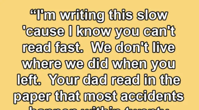 Redneck mother sends a hilarious letter to her son