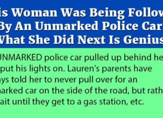 This Woman Was Being Followed By An Unmarked Police Car. What She Did Next Is Genius