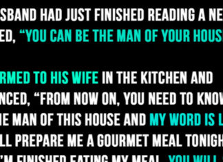 Husband Informs Wife ‘My Word Is The Law’ But She Snaps Back Brilliantly