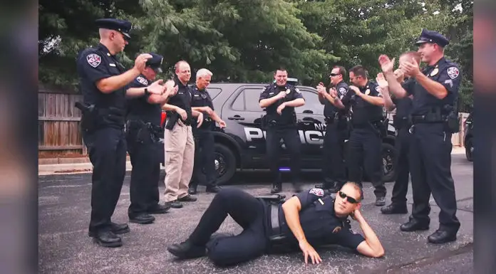 Nixa Police Department take on “Footloose” for lip-sync challenge