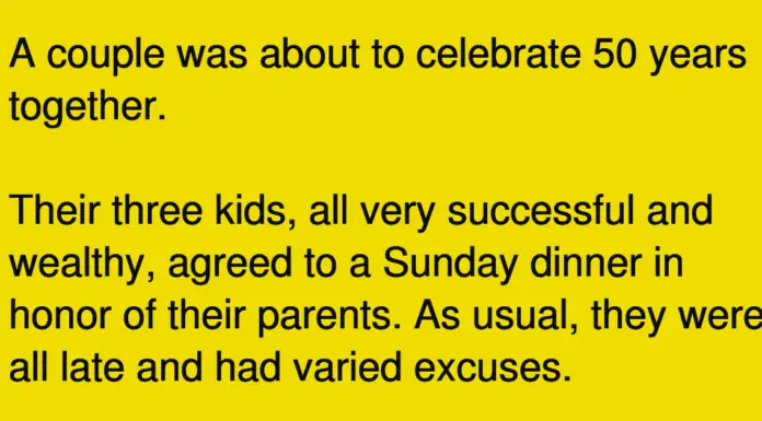 Three Siblings Gathered To Celebrate Their Parents’ Anniversary. Their Dad’s Response Was Priceless.