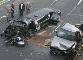 Drunk driver smashes into wedding car: Police looks into wreckage and see horrific discovery