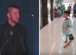 Devoted Tim Tebow Swoops In To Save Boy With Flamingo Legs