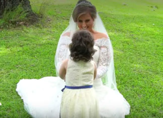 Bride’s Special Bond With Flower Girl She’s Never Met