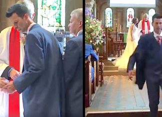 Groom Dashes Out Of The Church, Leaving Bride In Awe