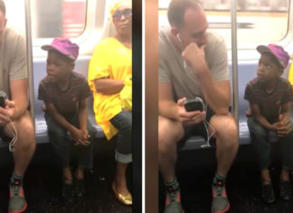 Strangers Act Towards Little Boy On Subway Makes Headlines
