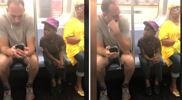 Strangers Act Towards Little Boy On Subway Makes Headlines