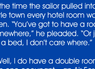 Here’s A Funny Joke About A Navy Sailor That Couldn’t Find A Place To Sleep
