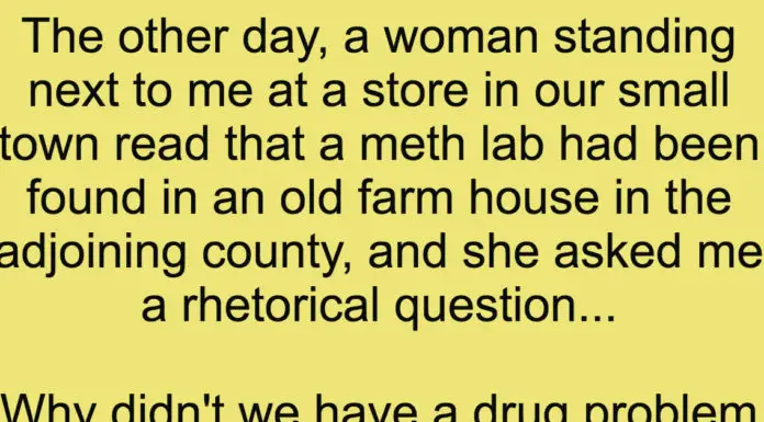 Old man is told his life was easy as there was no drug problem when he Grew up…