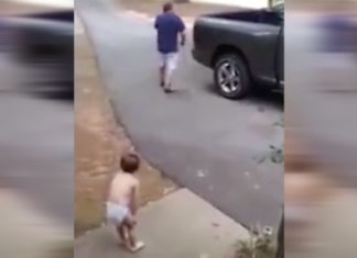 Toddler Spends 3 Solid Minutes Telling Dad He Loves Him, But Dad’s Reaction Will Melt Your Heart.