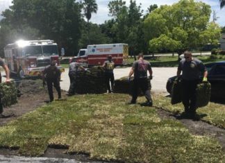 First Responders Return After Helping Husband