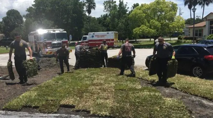 First Responders Return After Helping Husband