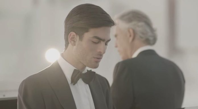 Andrea Bocelli and his son perform an enchanting duet