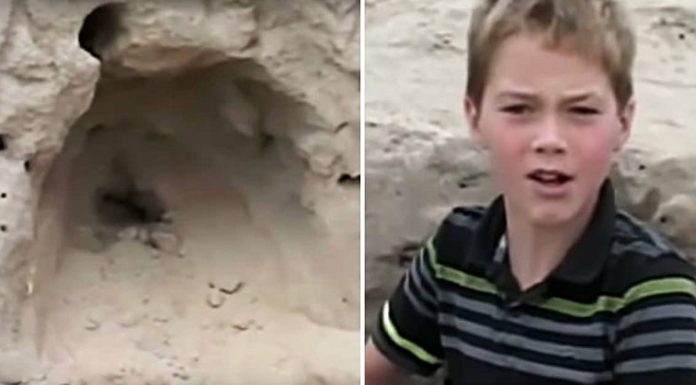 11-year-old boy playing on beach finds a little girl buried alive in sand, immediately jumps to action