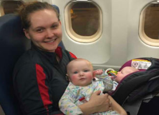 Stranger Startles Grieving Mom As Babies Sob During Flight