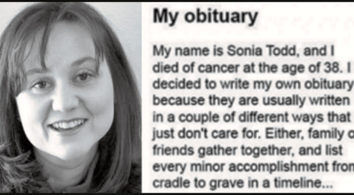 This Woman Wrote Her Own Obituary, And We All Need To Read What It Says