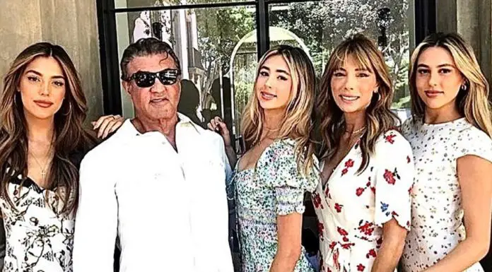 Sylvester Stallone congratulates youngest daughter Scarlet on graduating high school with a lovely photo