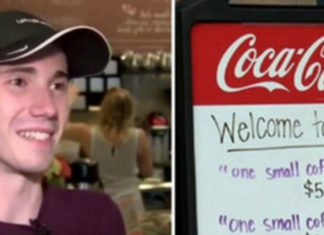 Barista is fed up with rude customers, so he decides to teach them a lesson with brutally honest sign