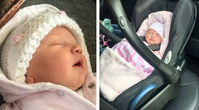 3-week-old baby stops breathing after 2 hour car journey – mom issues warning to all parents