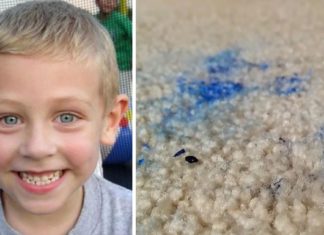 6-yr-old boy dies and leaves blue stain on carpet: years later, mom makes heartbreaking discovery