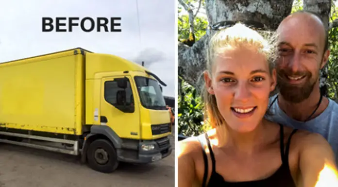 Couple converts old truck into a mobile home and it looks way better than most apartments