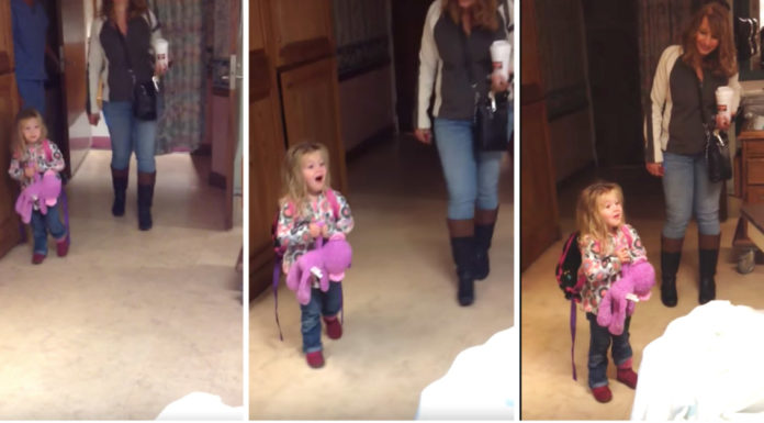 Cutie Pie Goes Crazy When She Sees Why Moms At Hospital