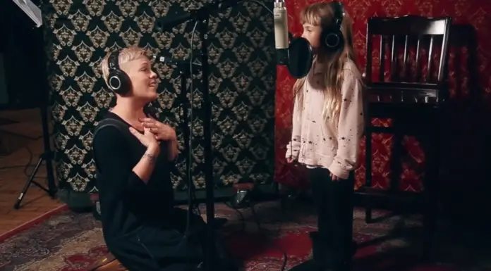 Pink and her daughter sing beautiful rendition of A Million Dreams