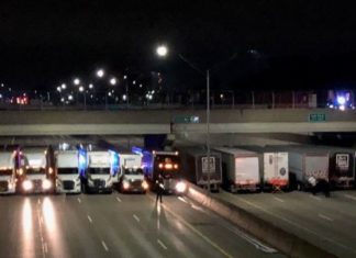 No one knows why 13 trucks are blocking the highway, when the truth is revealed, tears flow
