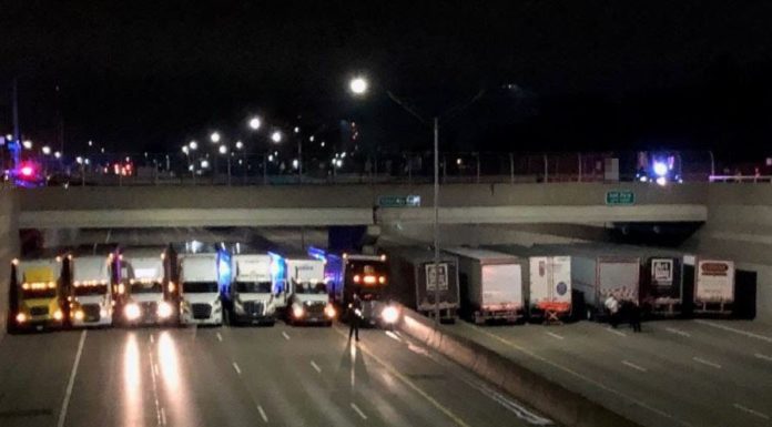No one knows why 13 trucks are blocking the highway, when the truth is revealed, tears flow