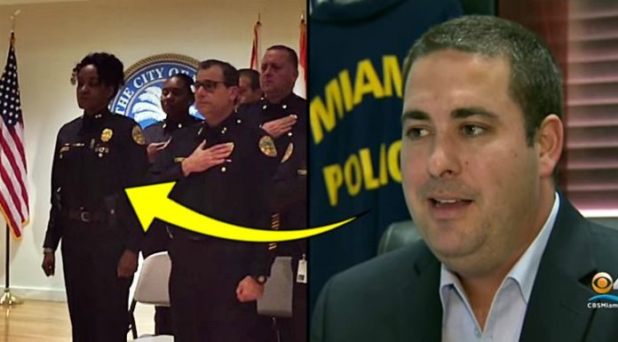 Assistant Chief of Police Anita Najiy Refuses Pledge Of Allegiance