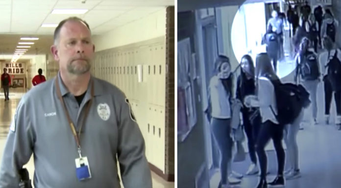 School officer makes eye contact then grabs teen before it’s too late