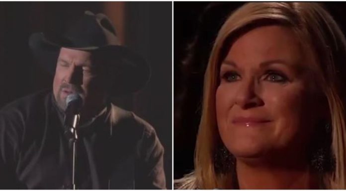 Garth Brooks Brought Trisha Yearwood To Tears At The CMAs With His New Love Song