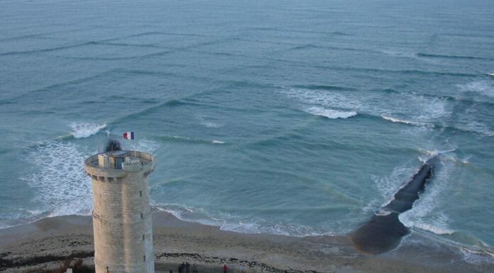 If you see square waves forming in the ocean, get out of the water immediately