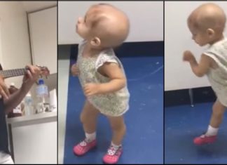 Doctor Singing To Sick Patients Realizes Baby Girl Is Following Him