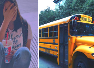 Teen boy rescues girl from embarrassing mishap on bus