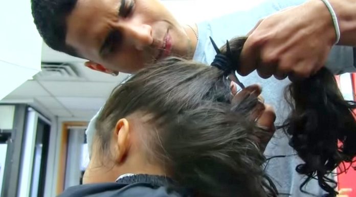 Three Year Old With Flowing Mane Gets His Very First Haircut