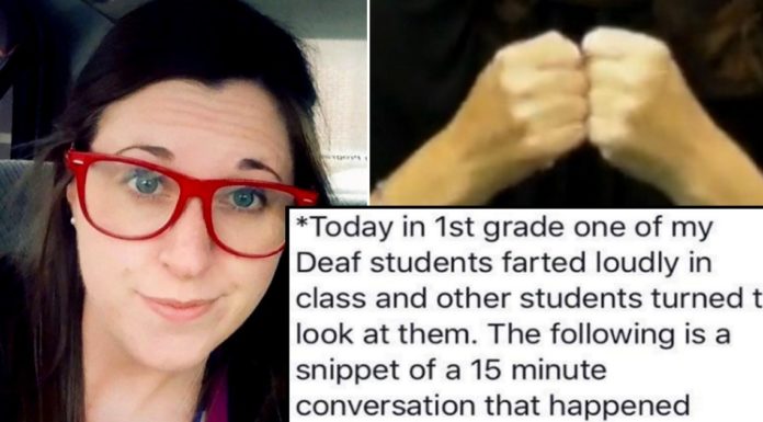 Teacher explains that farts are loud to her deaf students