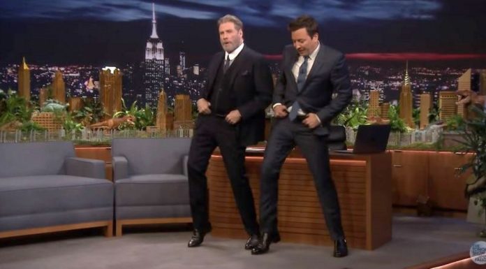John Travolta Shows Off Grease Dance Moves 40 Years Later