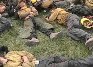 Fire Department Shares Photo Of The Toll Wildfires Takes On Firefighters